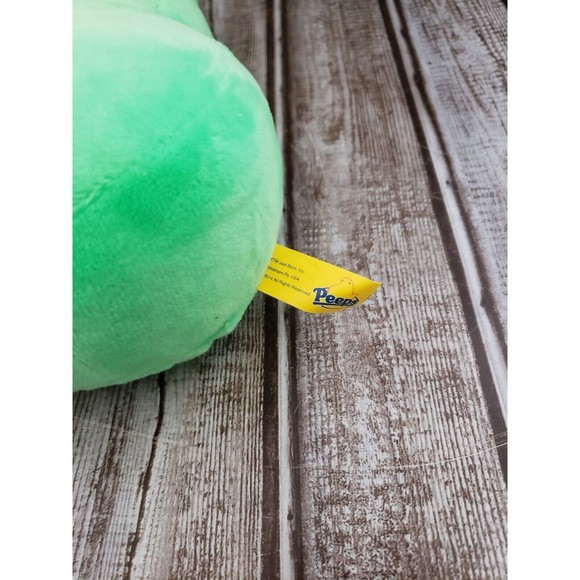 Peeps Plush 6” Bunny Just Born Stuffed Animal Green Beanie Easter Plush, Dog Toy - Picture 4 of 6